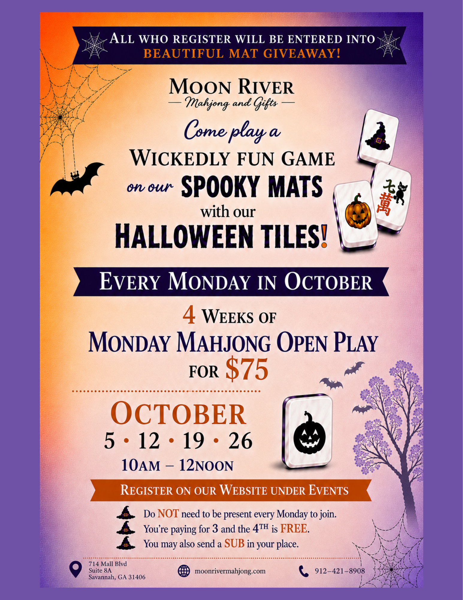 October Monday Mahj